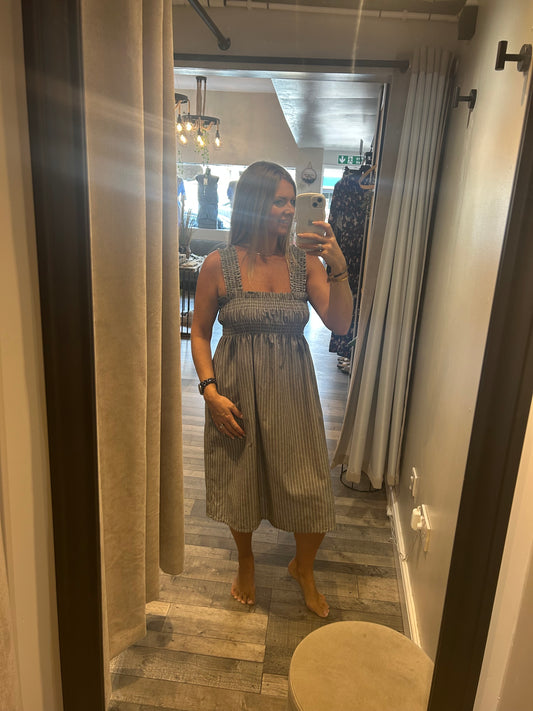 Pinstripe Dress