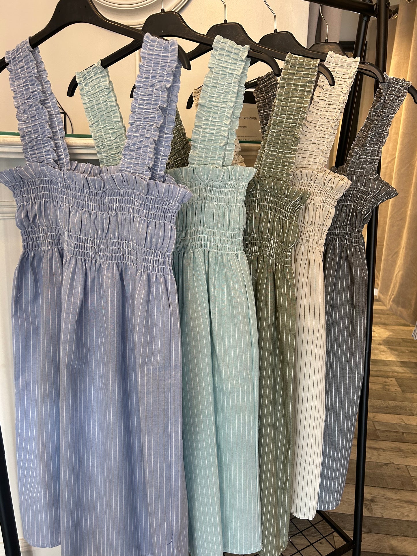 Pinstripe Dress
