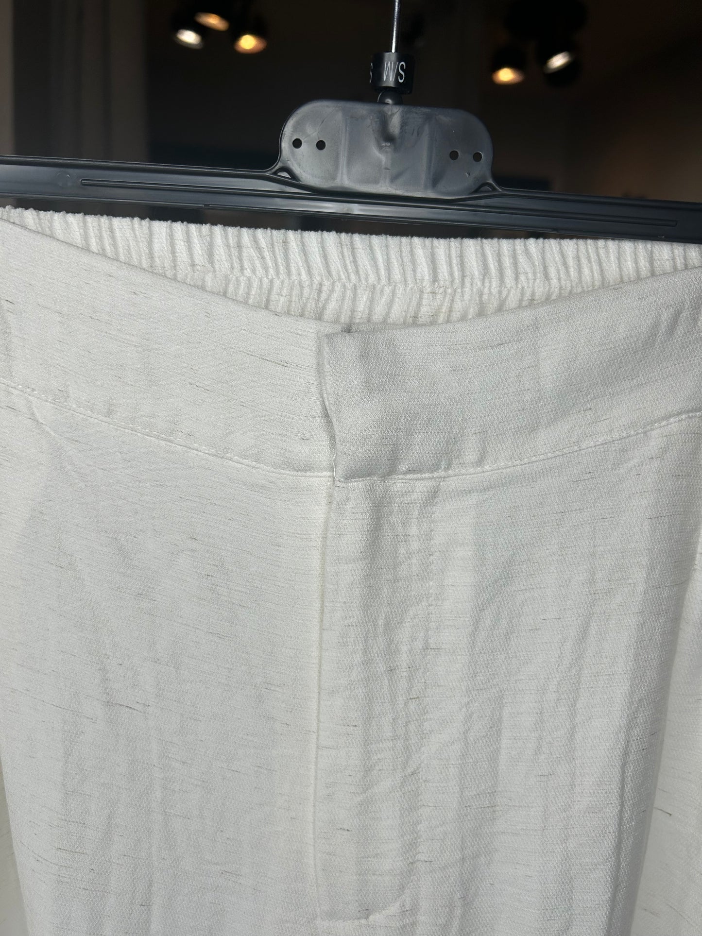 White wide Leg trousers