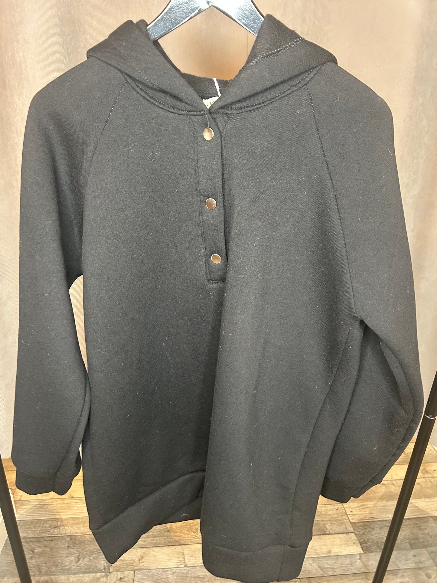 Long Hoody Black