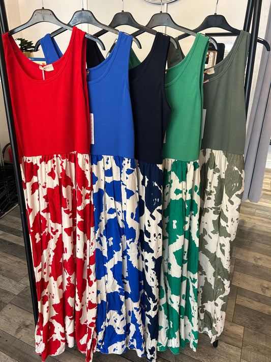 2 Tone Pocket Dress