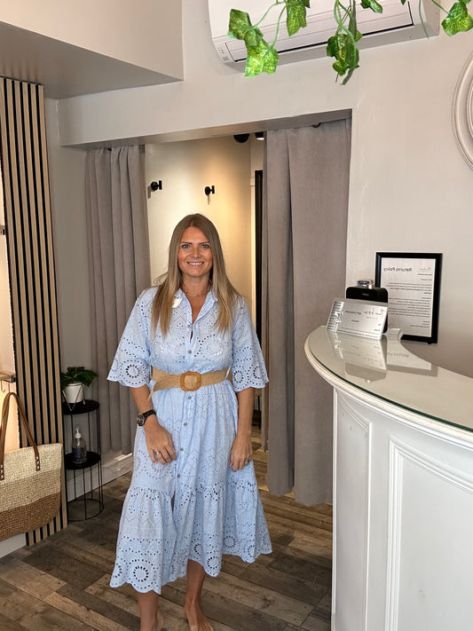 Embroidery Anglaise Dress